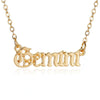 2021 Simple Jewelry Gold Silver Color Babygirl Letter Necklace Name Pendants Lovely Gift for the Mom