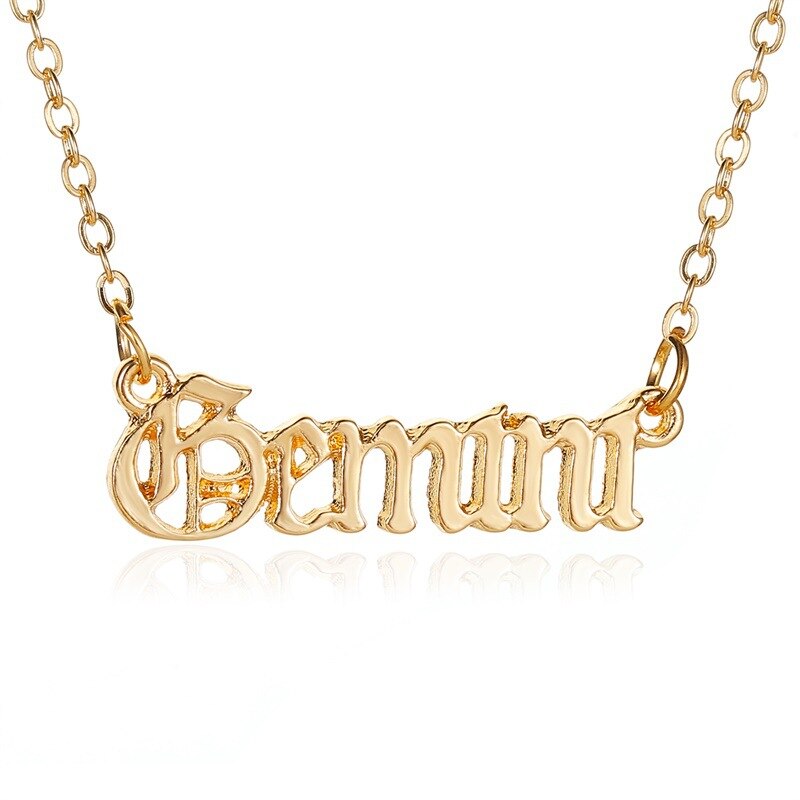 2021 Simple Jewelry Gold Silver Color Babygirl Letter Necklace Name Pendants Lovely Gift for the Mom