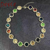 High-Quality 2022 SWA New, Stylish Glamour Jewelry Vintage Baroque Contrast Crystal Women Necklace Name Necklace
