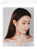 925 Stamp Silver Color Crystal Strawberry Earrings Pretty Cat Studs Earring Women Girl Ladies Jewelry Wedding Gift