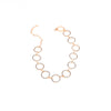 Copper Geometric Round Circle Unique Design Chocker Necklace Women Trendy Hyperbole collares