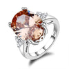 High Quality Gemstone Rings 925 Silver Jewelry Ring For Women Wedding Anniversary Party Christmas Gift Wholesale Size 6-10