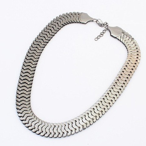 High Quality Gold Chunky Chain Necklace Women New Collar Fashion Vintage Chokers Necklace Accessories fine jewelry