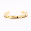 High Quality Men Jewelry Gold 316L Stainless Steel Speed Numerals Bracelet Bangle