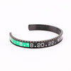 High Quality Men Jewelry Gold 316L Stainless Steel Speed Numerals Bracelet Bangle