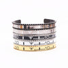 High Quality Men Jewelry Gold 316L Stainless Steel Speed Numerals Bracelet Bangle