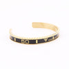 High Quality Men Jewelry Gold 316L Stainless Steel Speed Numerals Bracelet Bangle