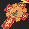 Priest Pectoral Cross Necklace Plating Orthodox Greek Cross Pectoral Cross Pendant Long Necklace Jewelry