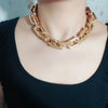 Punk Lock Chain Necklace Women Statement Hip Hop Twisted Chunky Thick Link Punk Choker Necklace