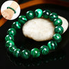 High Quality Round Green Elastic Bracelet  Malachite Beaded Bracelets Bangle Handmade Natural Crystal Jewelry