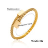 Stainless Steel Bangles For Men Woman Punk Elasticity Open Charms  Bracelets On the Hand Jewelry Gifts Trend