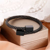 Stainless Steel Bangles For Men Woman Punk Elasticity Open Charms  Bracelets On the Hand Jewelry Gifts Trend