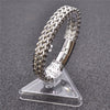 High Quality Stainless Steel Braided Bracelet Bangle Men Hip Hop Party Rock Jewelry