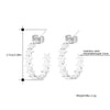 Stainless Steel Earring For Women  Rose Gold Sliver Stars Heart Stud Earring For Girl Jewelry Special offer