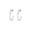 Stainless Steel Earring For Women  Rose Gold Sliver Stars Heart Stud Earring For Girl Jewelry Special offer