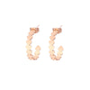 Stainless Steel Earring For Women  Rose Gold Sliver Stars Heart Stud Earring For Girl Jewelry Special offer