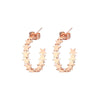 Stainless Steel Earring For Women  Rose Gold Sliver Stars Heart Stud Earring For Girl Jewelry Special offer