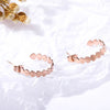 Stainless Steel Earring For Women  Rose Gold Sliver Stars Heart Stud Earring For Girl Jewelry Special offer