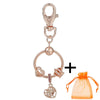 Tree Of Life&amp;Crown Charms Keychains For Women Bag Pendant Jewelry Car Key Ring Key Chains