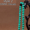 High Quality muslim Tasbih 33 beads lslam prayer beads unakite bracelet with Green Black tassels bracelets