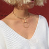 High pure copper mass cos metal style elegant temperament collar necklace  of accessories