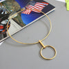 High pure copper mass cos metal style elegant temperament collar necklace  of accessories