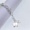 925 Stamp Silver Pretty star Pendant Bracelets for Women designer Jewelry party wedding Christmas gifts