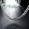 925 Stamped Silver Classic men's 8mm geometry Necklace for woman charm wedding party Jewelry Holiday gifts