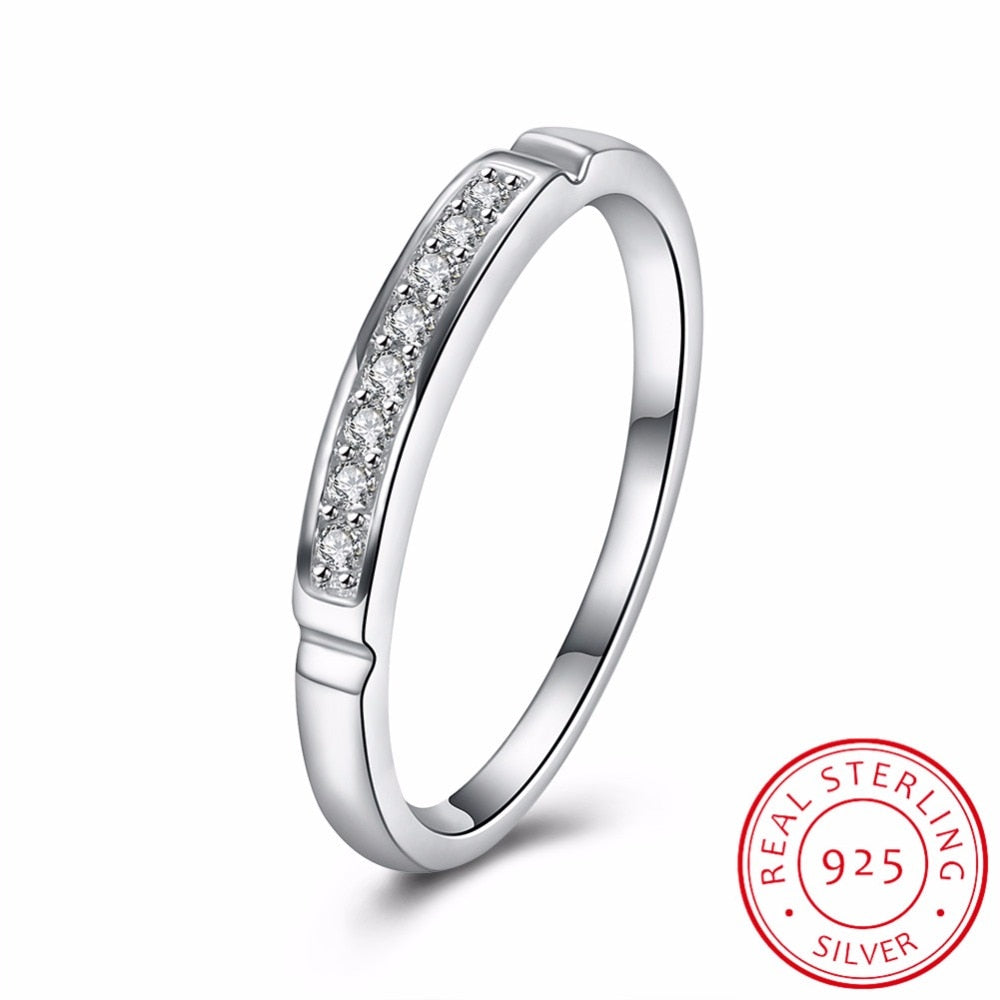 High-quality 925 Sterling Silver Wedding Bands Jewelry Unique Round White Fire Opal Rings For Women Lover Gift