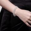 925 sterling Silver fine Fish bone Bracelets for Women men's charms Wedding Party Jewelry  Gifts