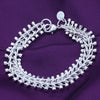 925 sterling Silver fine Fish bone Bracelets for Women men's charms Wedding Party Jewelry  Gifts