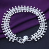 925 sterling Silver fine Fish bone Bracelets for Women men's charms Wedding Party Jewelry  Gifts