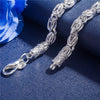 925 sterling silver Bracelet for woman man  Wedding party Christmas Gifts fine Jewelry temperament