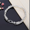 925 sterling silver Bracelet for woman man  Wedding party Christmas Gifts fine Jewelry temperament