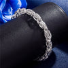 925 sterling silver Bracelet for woman man  Wedding party Christmas Gifts fine Jewelry temperament
