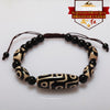 High quality Tibet Dzi Beads Bracelet Natural Stone 9 eyes and 3 Eyes Beads New Design Fengshui Beads Bracelet