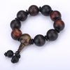 High quality Tibet Dzi Beads Bracelet Natural Stone Jewelry 3A Black Agate Retro Bracelet Chinese Style Chalcedony Fashion Party