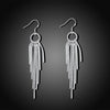 brands 925 Stamped Silver fine tassel long Earring for Women wedding party Jewelry Holiday gifts