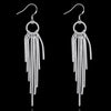 brands 925 Stamped Silver fine tassel long Earring for Women wedding party Jewelry Holiday gifts