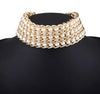 High-quality jewelry exquisite exaggerated personality necklace multi-layer pearl necklace ornaments