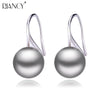 High quality pearl earrings High Luster Pearl jewelry Classic 925 silver earrings for women Party wedding earrings