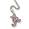 Hip Hop AAA+ CZ Stone Paved Bling Ice Out Solid Letter A Pendants Necklaces for Men Rapper Jewelry Drop Shipping
