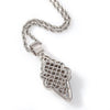 Hip Hop AAA Cubic Zirconia Bling Iced Out Silver Color Ice Cream Pendants Necklace for Men Women Jewelry Drop Shipping