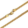 Hip Hop Chains For Men Women 3/5mm Gold Silver Color Stainless Steel Twisted Rope Chain Necklace Jewelry
