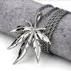 Hip Hop Charm Maple Leaf Necklaces Men Women Weed Herb Chains Hip Hop Jewelry Gifts #274166