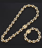 Hip Hop Coffee Bean Chains Necklaces Pig Nose Chains Bracelets Punk Necklace 13mm Iced Out Bling AAA Zircon