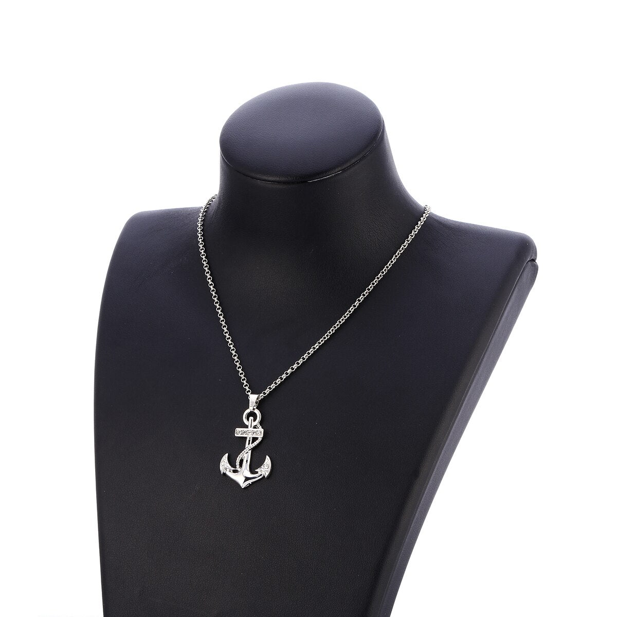 Hip Hop Creative Retro Pop Pirate Anchor Necklace stainless steel Gothic Punk Party Trendy Pendant Necklaces Jewelry Gift 2022