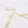 Hip Hop Double Layer Thick Chain Necklace for Women Choker Jewelry