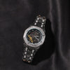 Hip Hop Full Iced Out Men Watches Stainless Steel Mechanical  Rhinestones Quartz Square Wristwatches Business Watch