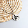Hip Hop Genshin Impact Eye of God Stainless Steel Necklace Grass Water Wind Thunder Fire Rock Ice Element Cosplay Jewelry Gift